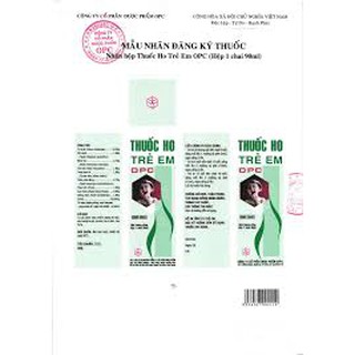 Thuốc ho trẻ em OPC chai 90ml