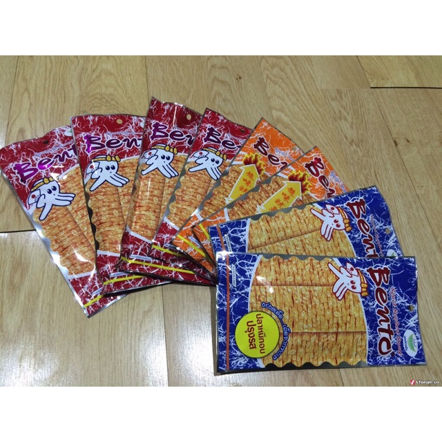 Mực Bento Thái Siêu Ngon Dây 13 gói 6gr