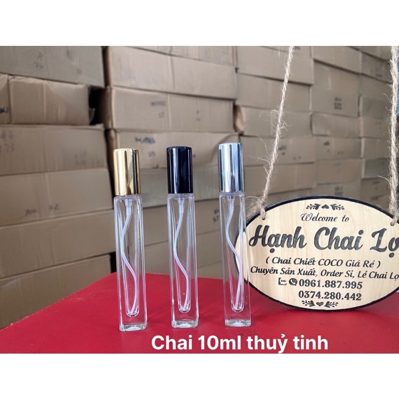 CHAI CHIẾT 10ml thuỷ tinh-lọ chiết nước hoa