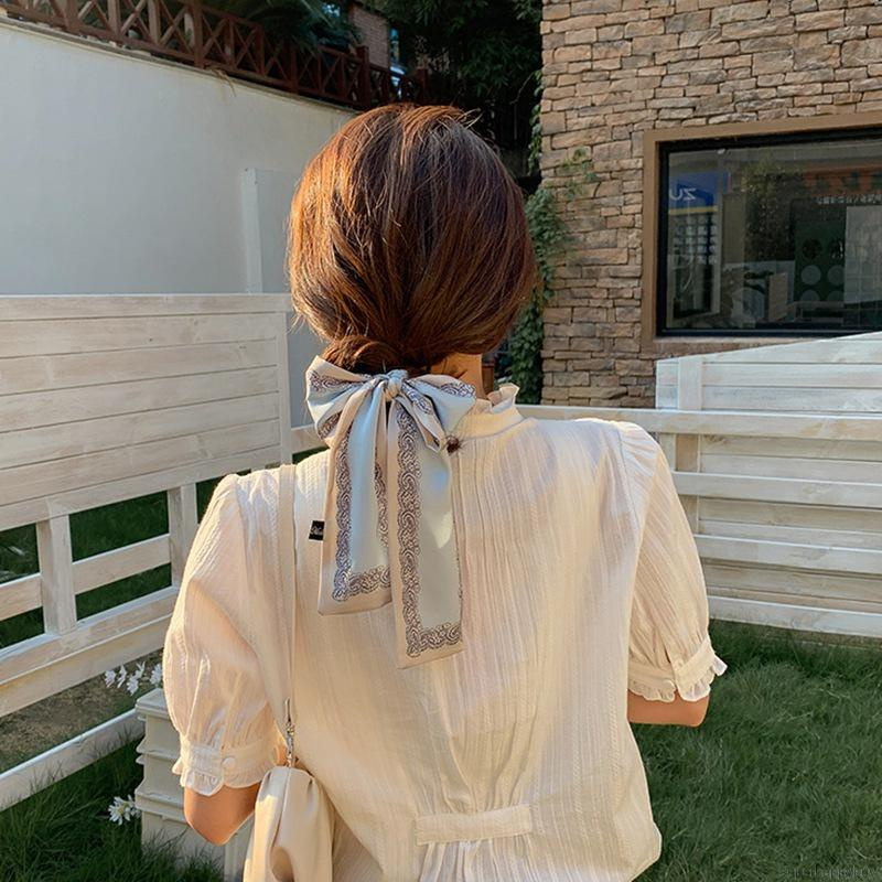 Dây Buộc Tóc Ruy Băng Thắt Nơ Xinh Xắn Cho Nữ