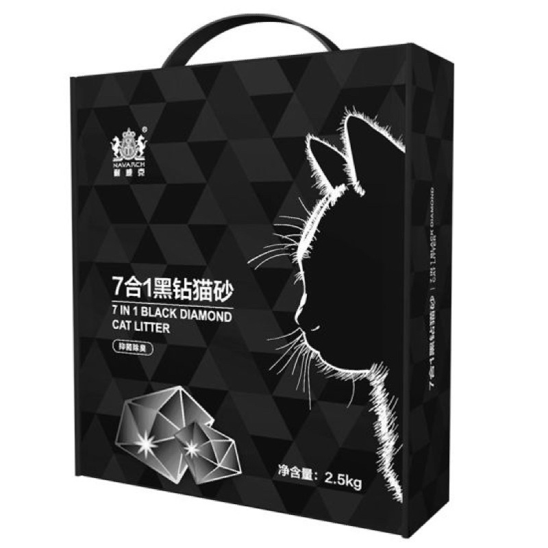 [Hộp 2.5kg] Cát đậu nành Mavard Diamond mix 7 loại cao cấp siêu khử mùi kháng khuẩn cho mèo