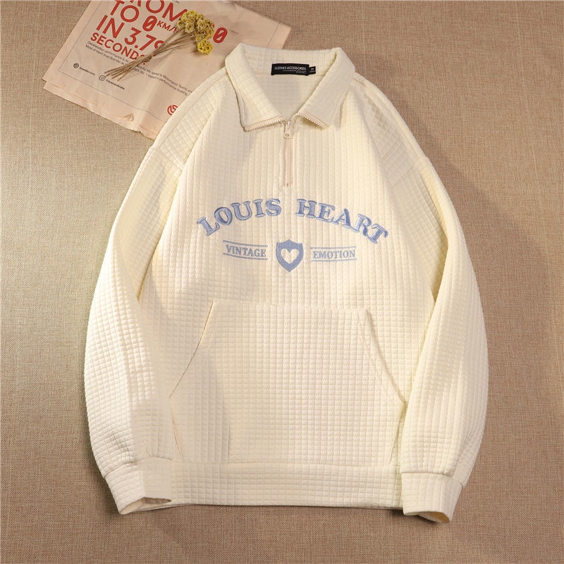 Sweater Mỏng Cổ Polo Dáng Rộng Phong Cách Thời Trang Nhật Bản | BigBuy360 - bigbuy360.vn