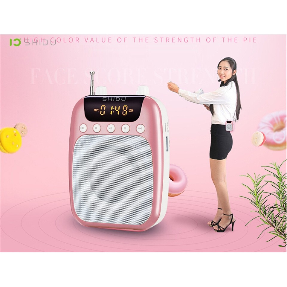 Máy trợ giảng SHIDU SD-S358 có tính năng FM hỗ trợ Không Dây