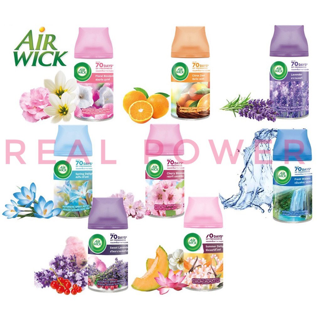 1 Bình(Lõi) Xịt Phòng Tự Động AIR WICK FRESHNESS (nhiều mùi hương-NK Thái Lan)