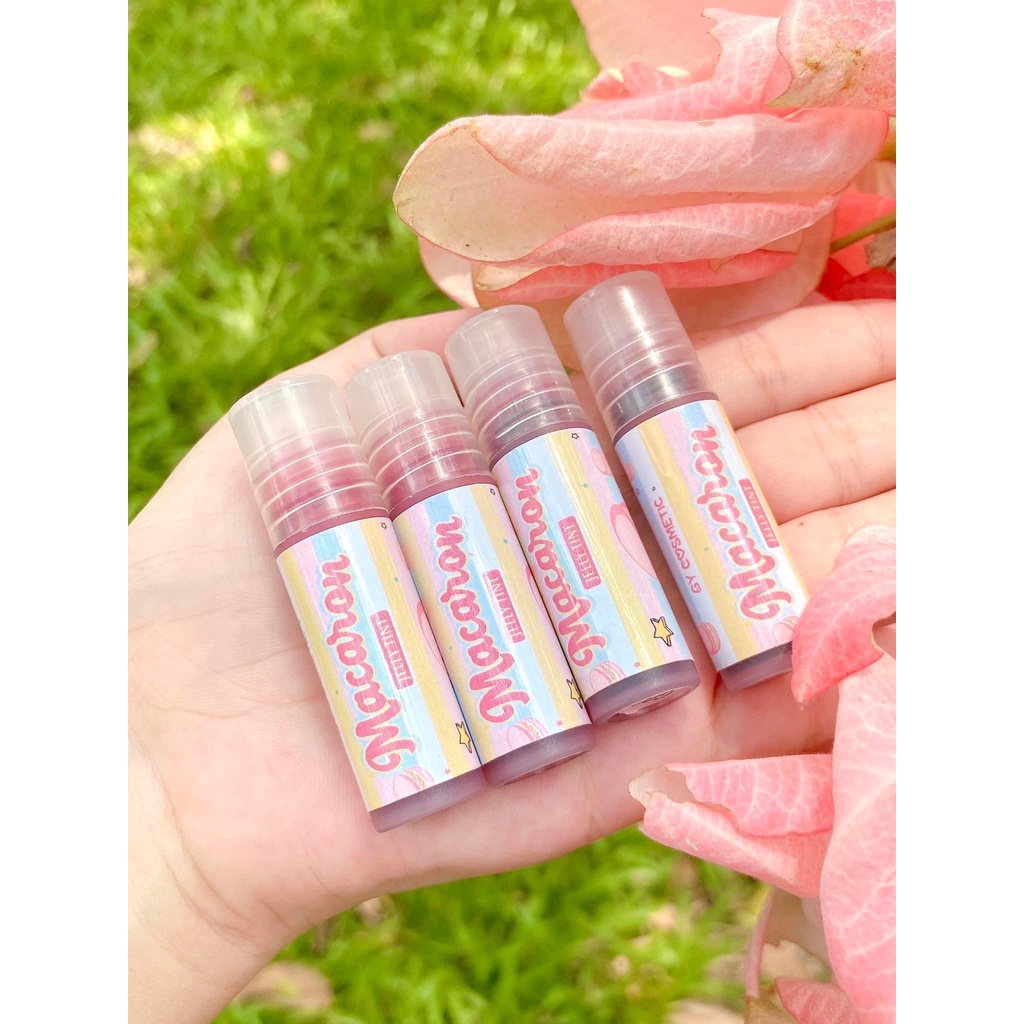 Son Tint Lì, Lâu Trôi, Đầu Bi Lăn Gy Trần Macaron Jelly Tint phiên bản mới nhất giá rẻ