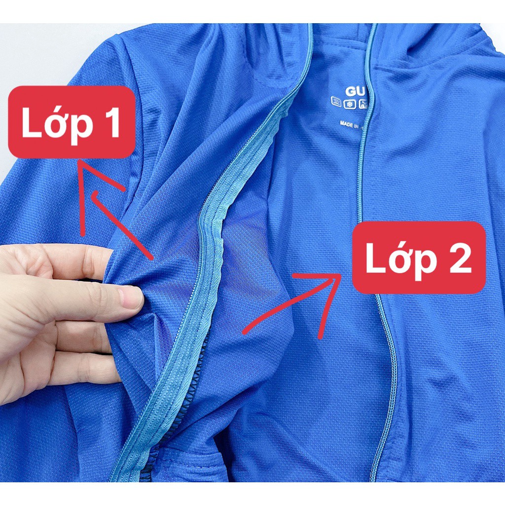 Áo choàng 2 lớp SIÊU DẦY, chất liệu vải cườm siêu mát