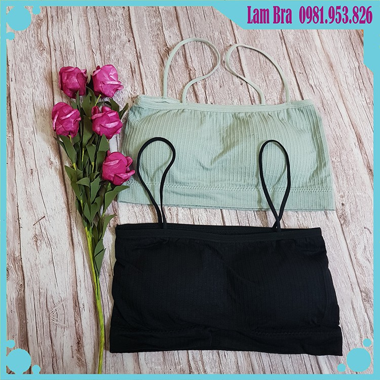 ÁO LÓ BRA 2 DÂY CHẤT LEN TĂM MỀM MỊN