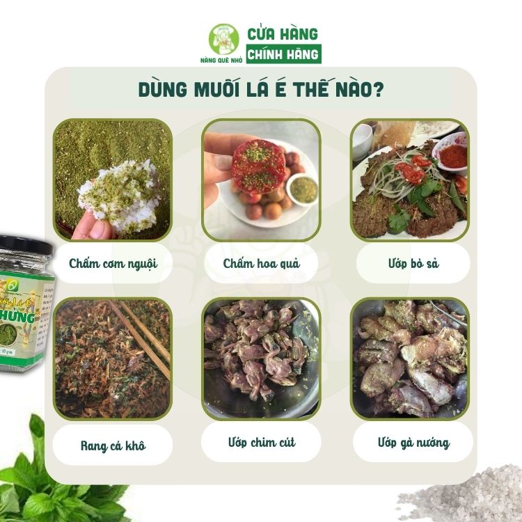 Muối Lá É The Moshav Farm Muối Chấm Hoa Quả Chấm Gà Gia Vị Ướp Thịt Cá 90g