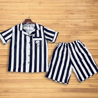 ❤ SIÊU ĐỘC LẠ CỰC XÌ NGẦU ❤ Bộ Tù Trưởng Kẻ Sọc Quần Áo Phạm Nhân Pizama Siêu Hot