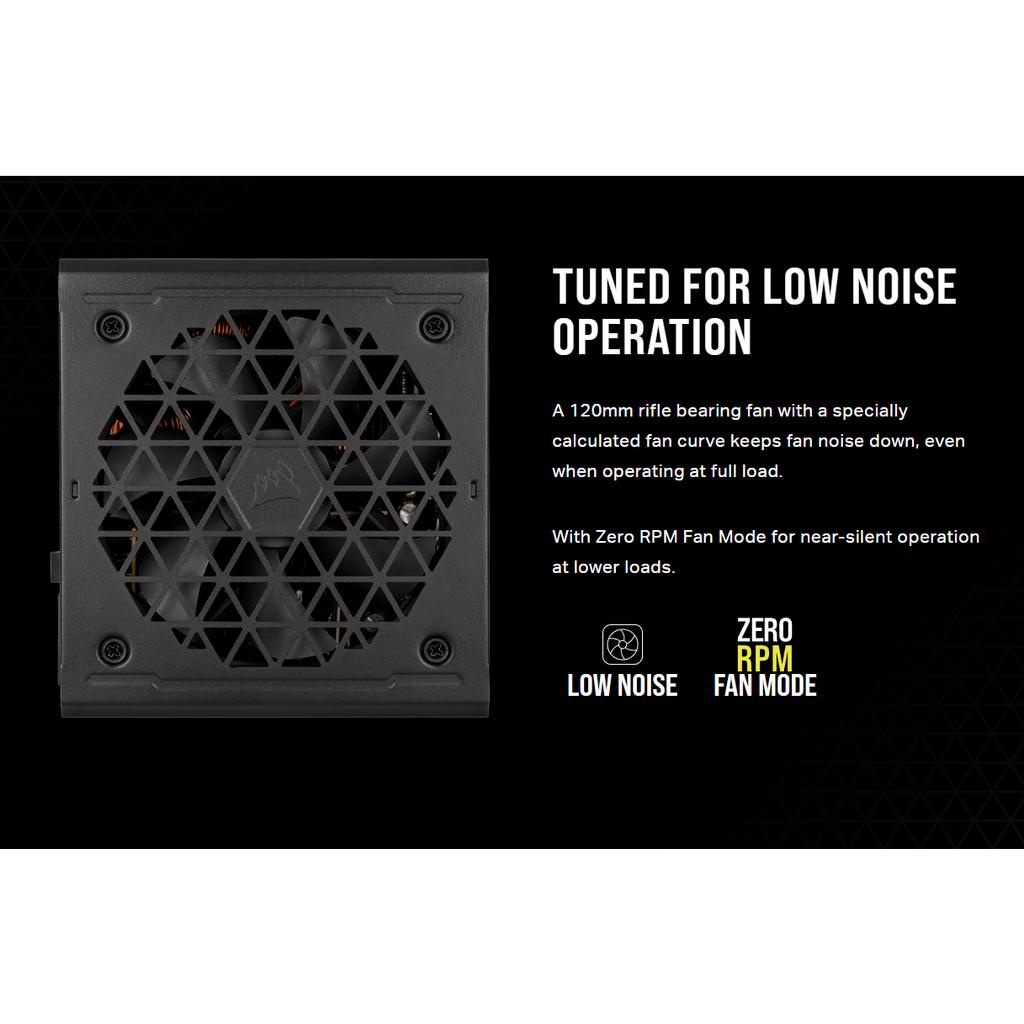 Nguồn Máy Tính Corsair RMe Series RM850e CP-9020263-NA ( Model 2023) , nâng cấp ATX 3.0 80 Plus Gold - Full Modul
