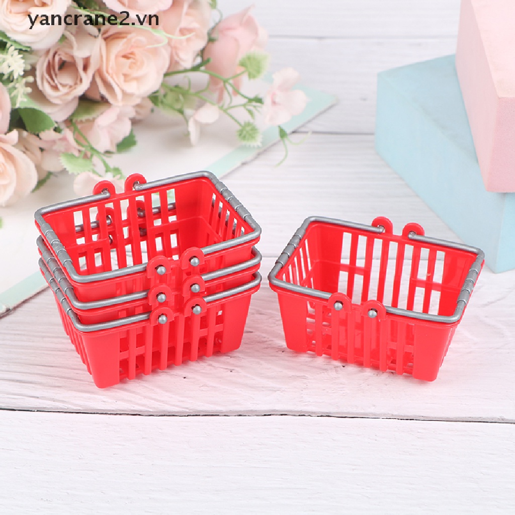 Mô Hình Giỏ Mua Sắm Mini Đồ Chơi Dành Cho Búp Bê {yancrane2.vn}