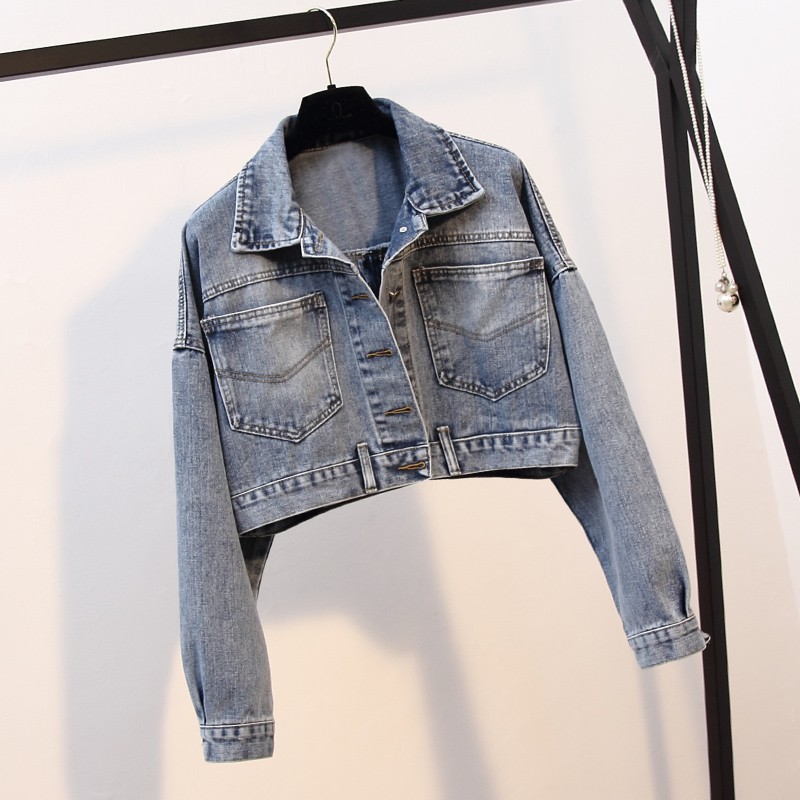 ÁO KHOÁC JEANS CROPTOP | BigBuy360 - bigbuy360.vn