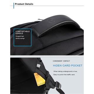 ARCTIC HUNTER Multi-functional Waterproof Laptop Backpack Fits up to 15.6" Bag