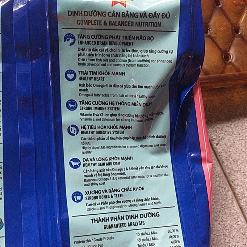 Thức ăn hạt khô cho chó con, cám chó vị thịt bò sữa ngon bổ dưỡng for pet boss