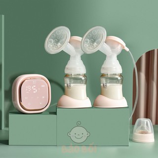 Máy vắt sữa điện đôi công nghệ sạc tự động hẹn giờ và massage mới