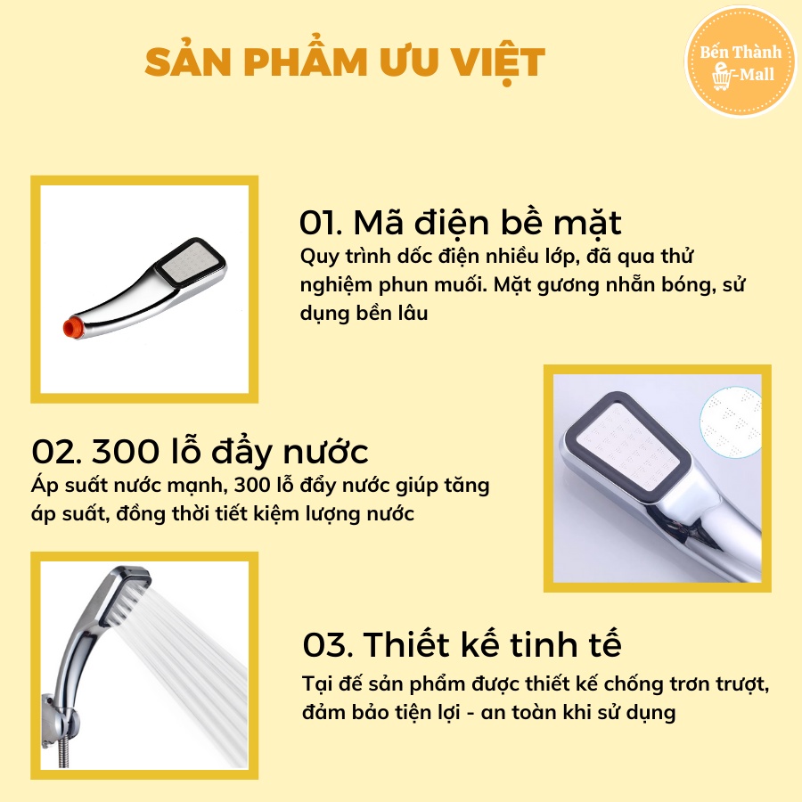 ✈️ [Freeship] VÒI HOA SEN TĂNG ÁP CAO CẤP MẶT VUÔNG KHÔNG GỈ SIÊU BỀN