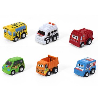 Túi 6 ô tô đồ chơi mini siêu tốc độ cho bé