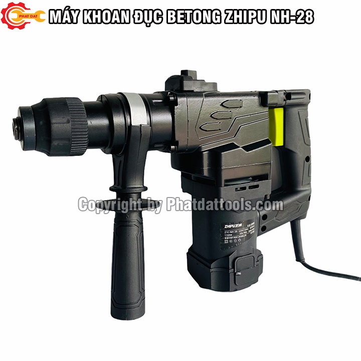 Máy Khoan Đục Bê Tông ZHIPU Z1C-NH-28  - Kèm 4 Mũi Khoan Phi 6,8,10,12 - Công Nghệ Đức - Bảo Hành 6 Tháng