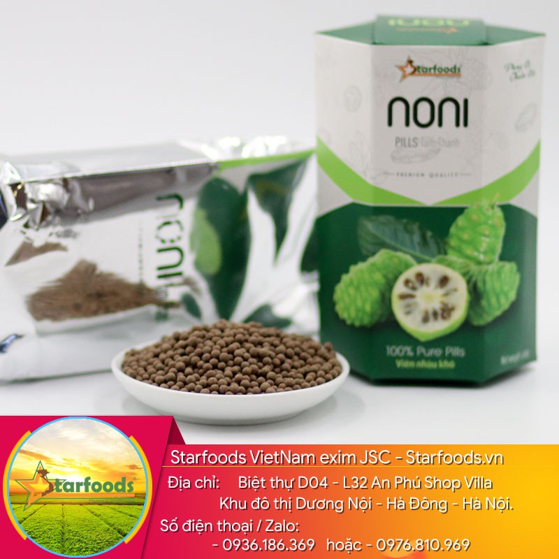 Viên nhàu noni Tâm Thành 400g hộp giấy lục lăng