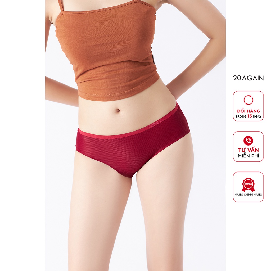 Quần lót nữ kháng khuẩn không đường may 20AGAIN, chất thun cao cấp, sexy QUA0017