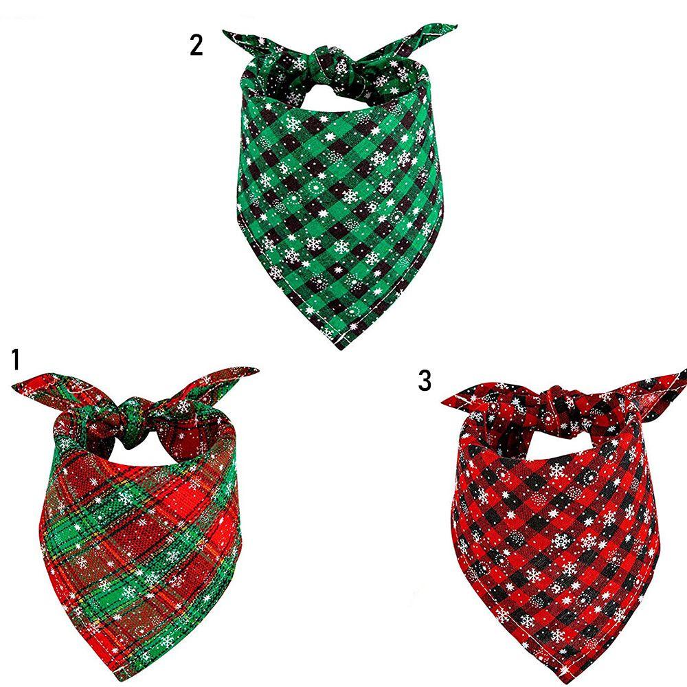 Khăn Choàng Cổ Có Thể Đảo Ngược Họa Tiết Bông Tuyết Giáng Sinh Dành Cho Cún Cưng