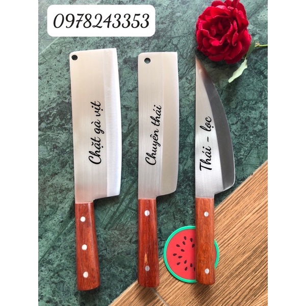 Dao chuyên thái không han gỉ