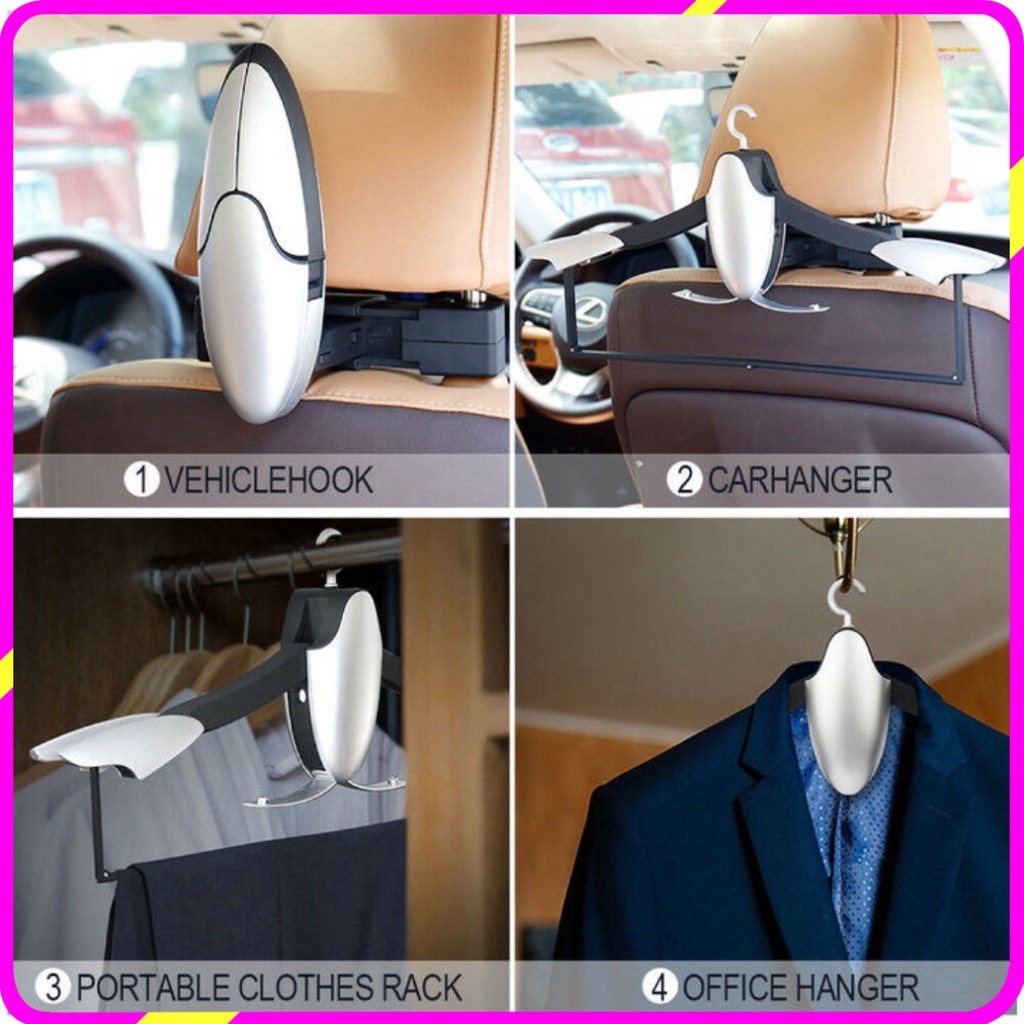 Móc treo quần áo, Vest, Com lê trên ghế sau ô tô Joyart, Back Seat Headrest Coat Clothes Han