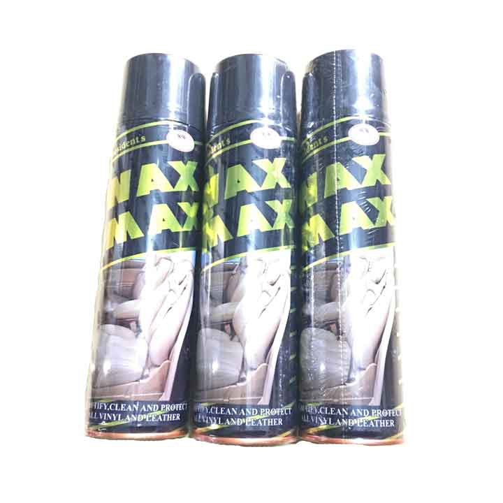 Bình Xịt Đánh Bóng Đồ Da Wax Max, Làm Sạch Nội Thất Ô Tô