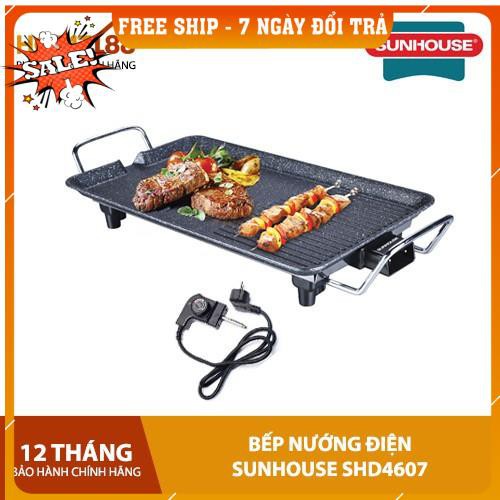 [Mã ELMS5 giảm 7% đơn 300K] [FREESHIP TOÀN QUỐC] Bếp nướng điện không khói Sunhouse SHD4607 hàng chính hãng