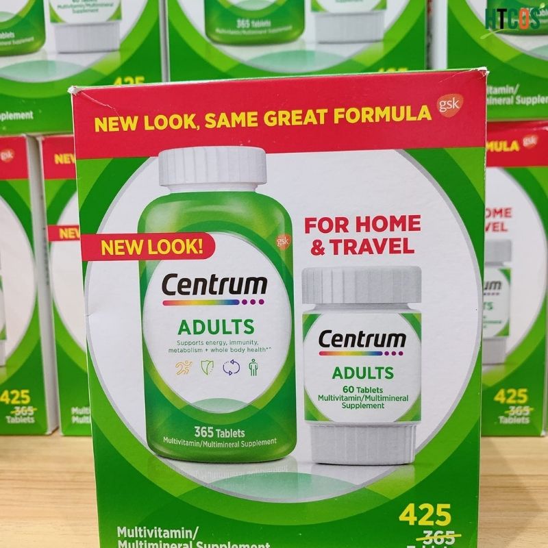 Set Centrum Multivitamin 425 viên của Mỹ - Vitamin cho người dưới 50 tuổi (Mẫu Mới 2022)