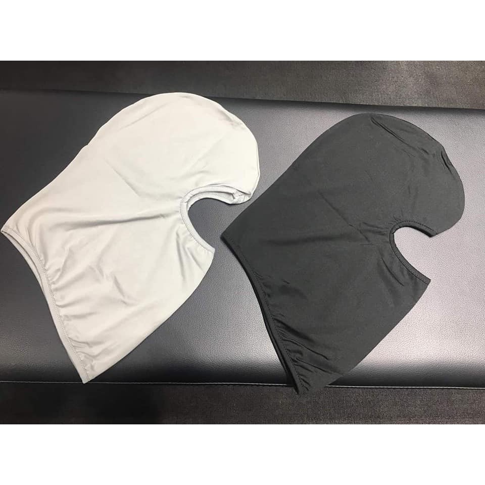 COMBO 2 KHĂN TRÙM ĐẦU NINJA 2 MÀU XÁM &amp; ĐEN