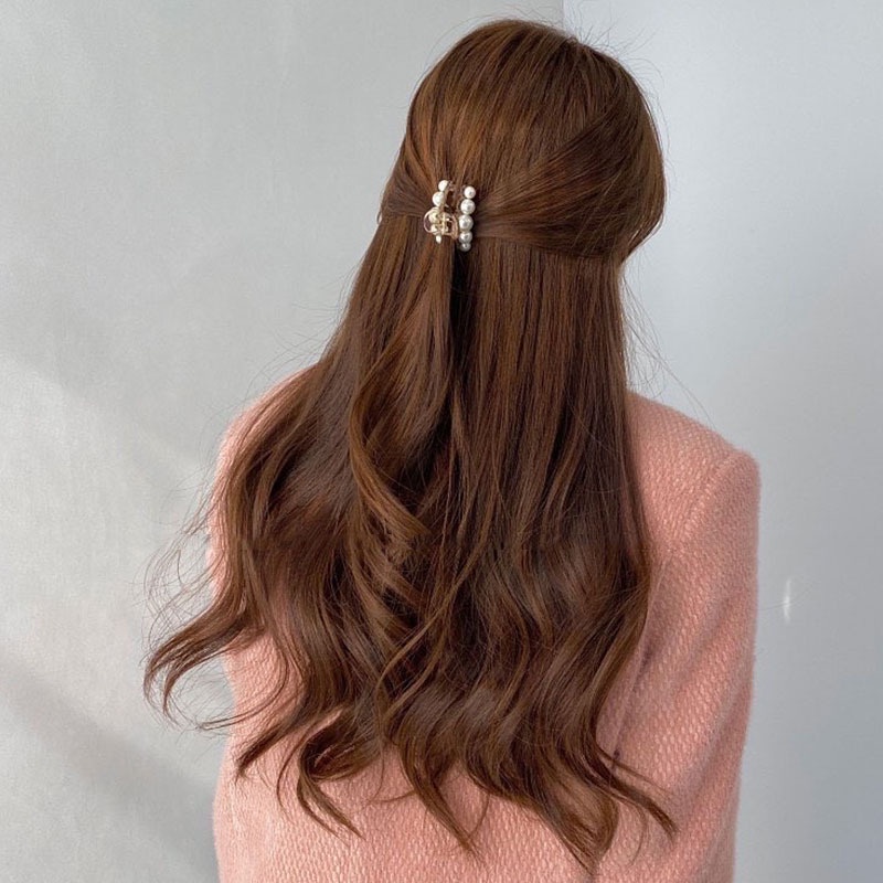 Kẹp Tóc Càng Cua Ngọc Trai Phụ Kiện Thời Trang Cho Nữ AB087
