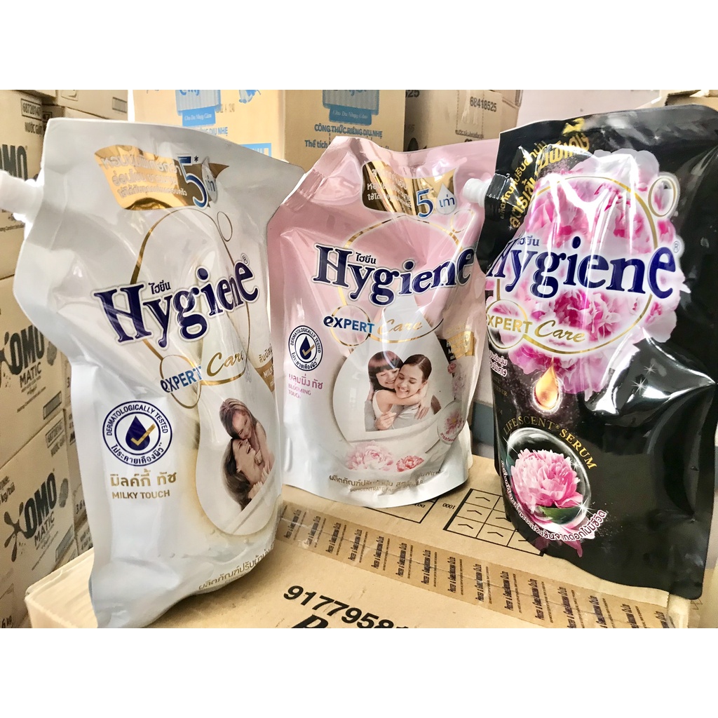 Túi Nước Xả Vải Siêu Thơm Lâu HYGIENE Đậm Đặc Thái Lan 1150ml- 1300ML