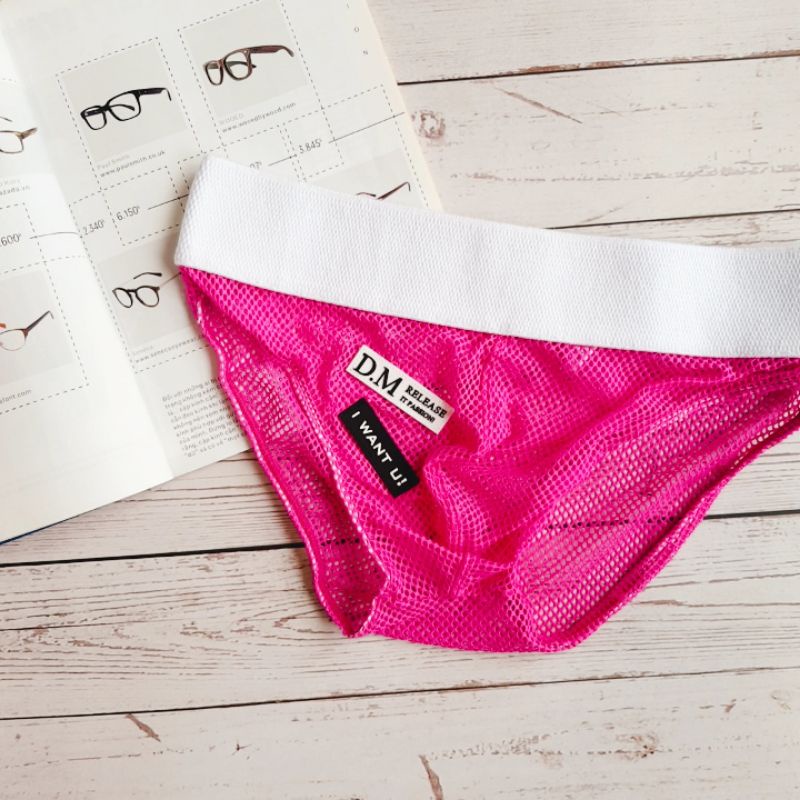 Quần lót nam tam giác lưới xuyên thấu - DM A14