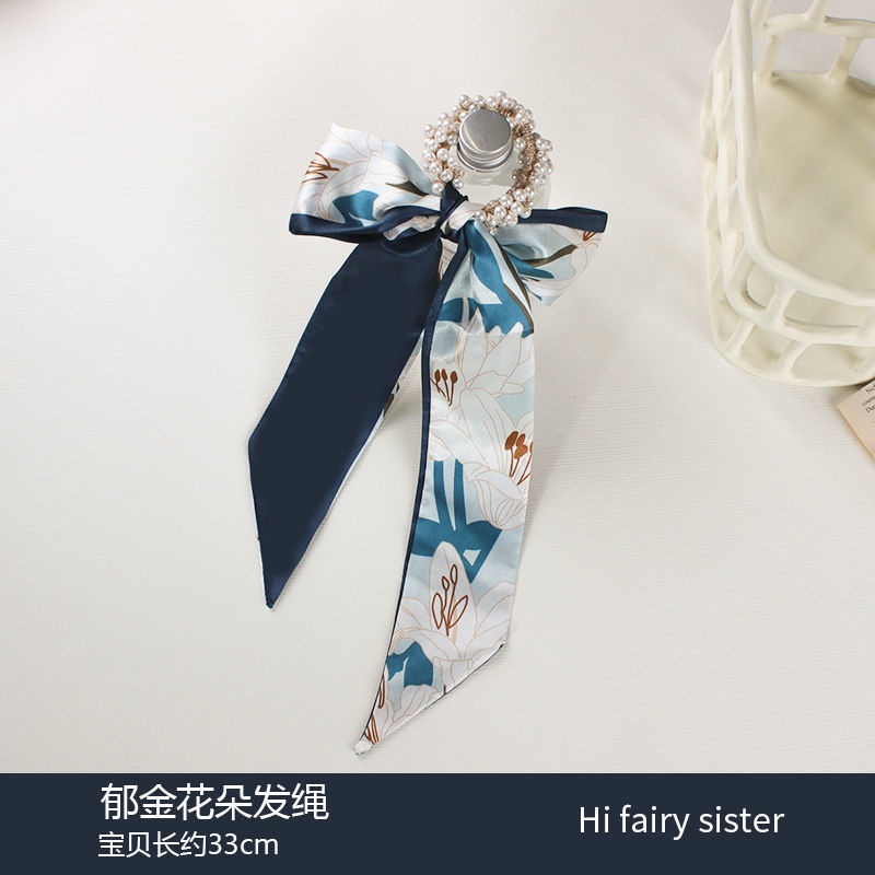 Dây Buộc Tóc Cao Su Ruy Băng Thời Trang Mới 2022