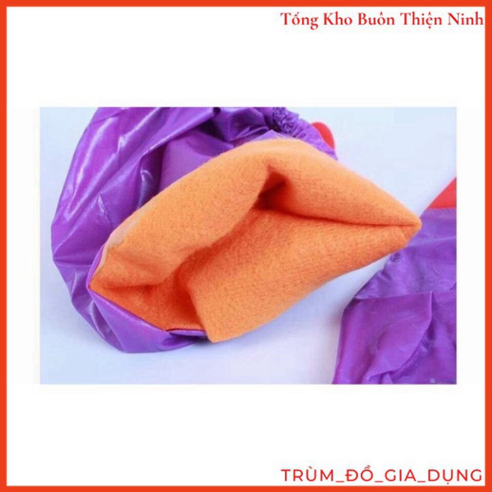 (trangsi) Găng tay cao su lót nỉ (kho sỉ)