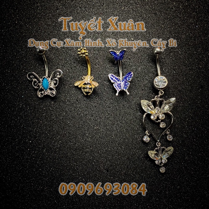 Khuyên rốn thời trang cá tính chất liệu thép y tế- GRKRCT22 #19601119986