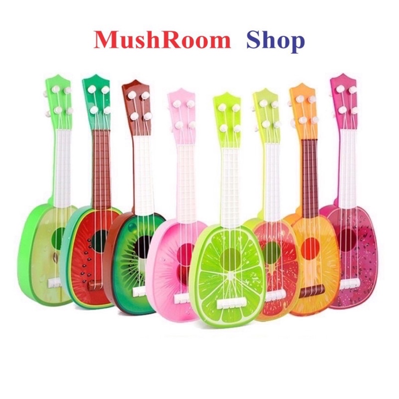 Đồ Chơi Đàn Ukulele Nhiều Mẫu Dễ Thương Cho Bé