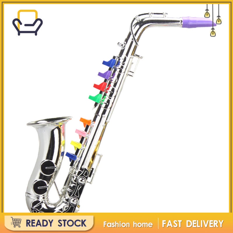 Đồ Chơi Kèn Saxophone 8 Nốt Bằng ABS Và Kim Loại Mini Cho Bé Mẫu Giáo 3 Tuổi