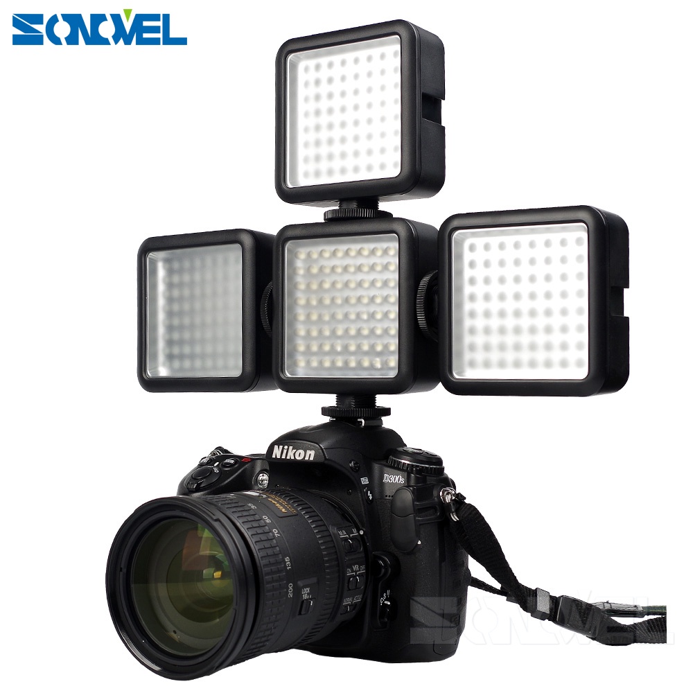 Bảng Đèn LED Godox LED64 Cho Máy Ảnh Canon Nikon Sony