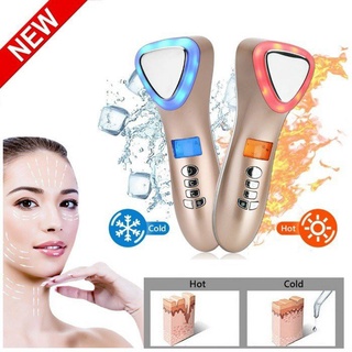 Máy Điện Di Tinh Chất Máy Masage Nóng Lạnh Kết Hợp Ánh Sáng Sinh Học D002 Thông Minh Thế Hệ Mới