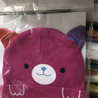 Mũ cotton gấu cho bé