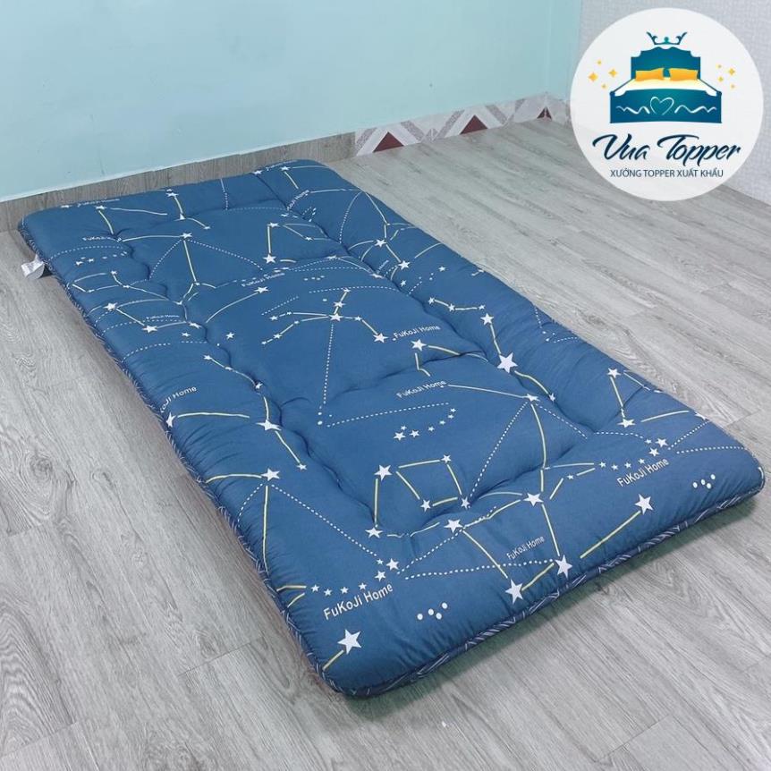 Nệm Topper Đệm Bông Trải Sàn Xuất Nhật, Kích Thước 1mx2m, 1m4x2m, 1m6x2m, 1m8x2m Dày 7-9cm