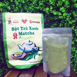 Bột Matcha mũ đỏ - bột trà xanh nguyên chất gói 500g