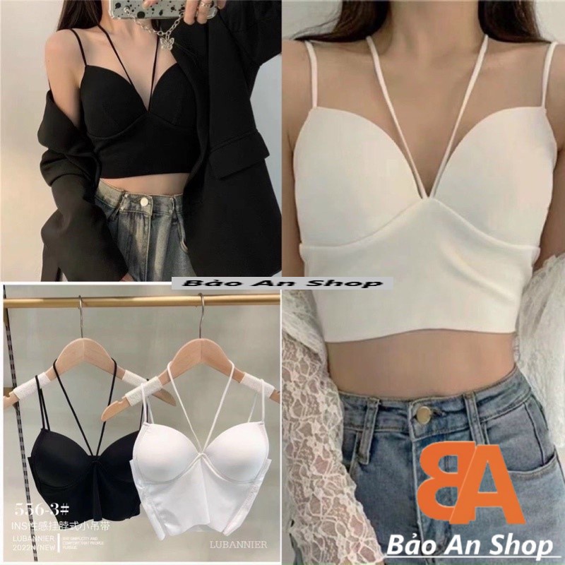 Áo bra nữ chất su kiểu 4 dây mẫu mới