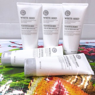 Sữa rửa mặt trắng da White Seed Exfoliating Foam Cleanser 150ml