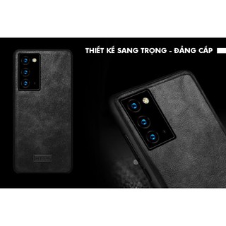 Ốp lưng Sulada da cho Samsung Note 20, Note 20 Ultra da cao cấp, bảo vệ mặt lưng máy