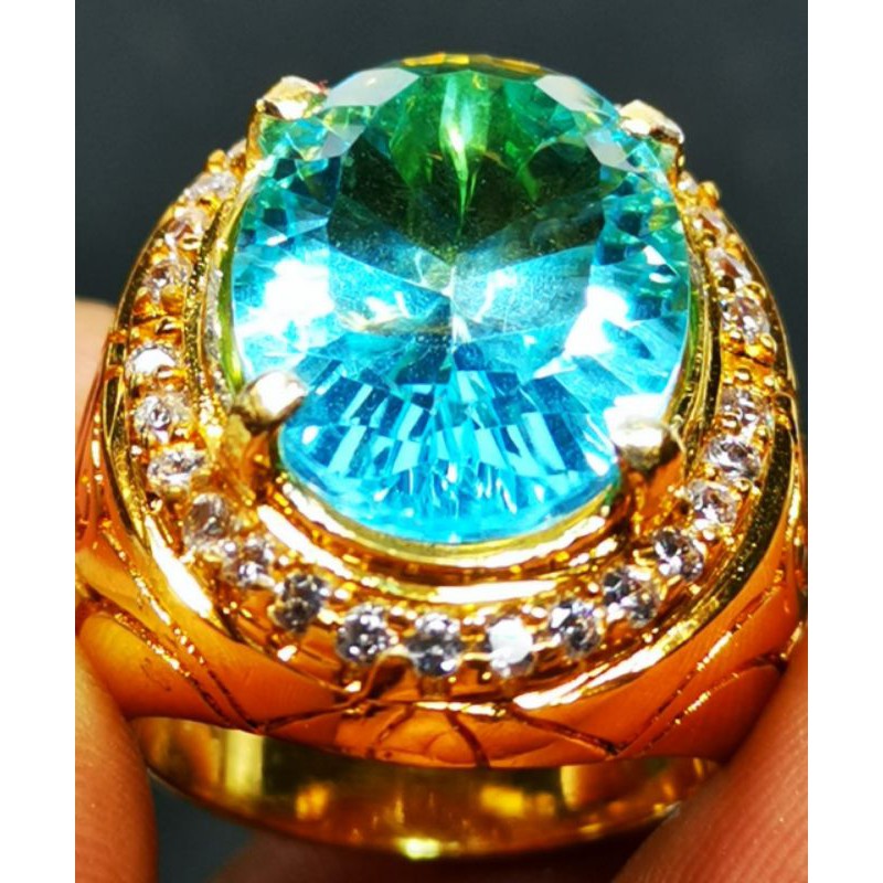 Đá Topaz Tự Nhiên Màu Xanh Dương