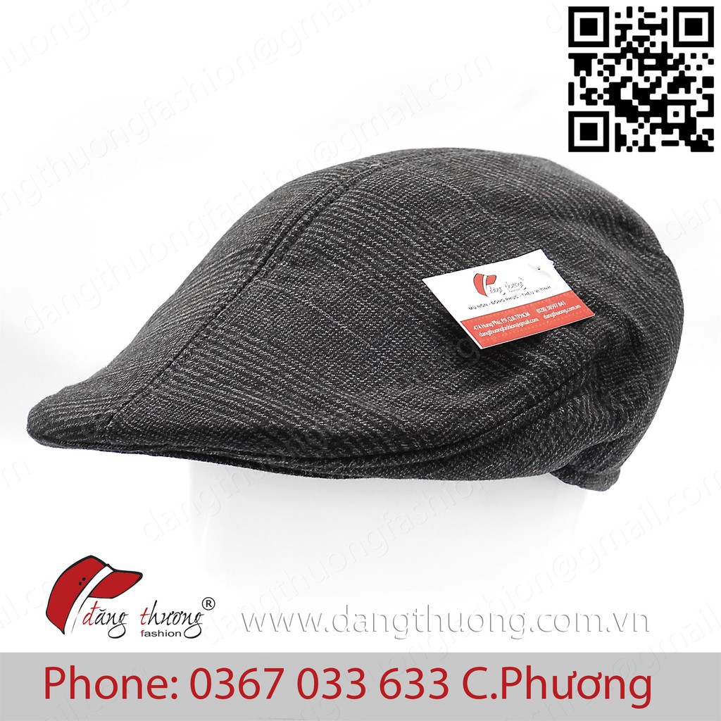 [SHIP HOẢ TỐC ] [CÓ SẴN]Mũ nồi nam DẠ DÀY DẶN caro bere beret nỉ dạ cho người trung niên, cao tuổi phong cách cổ điển