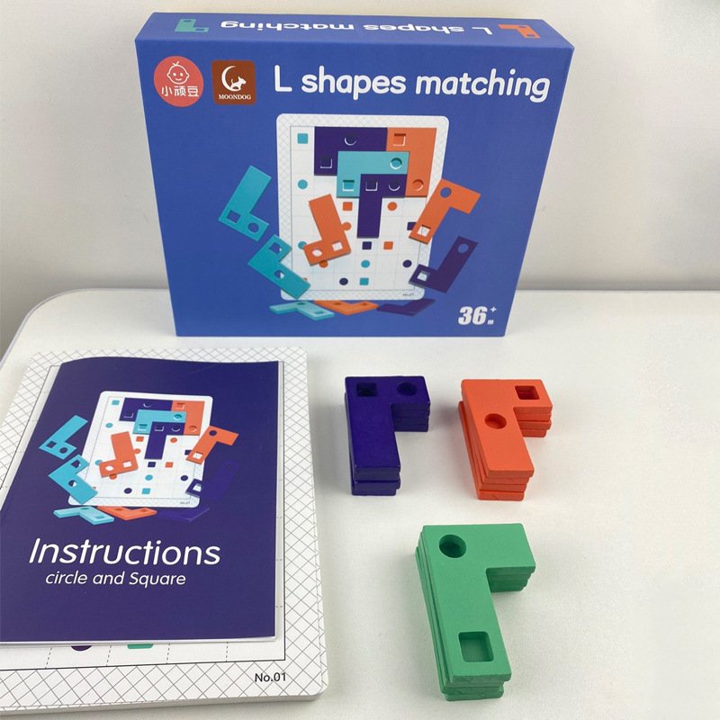 Bộ Đồ Chơi Ghép Hình Chữ L Xịn Sò, Nhiều Cách Lắp Nhiều Cách Chơi